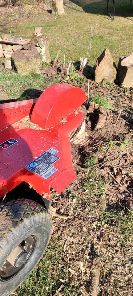 Wurzelfräse Baumstumpffräse Stubbenfräse stumpf mieten in Beuren – 4