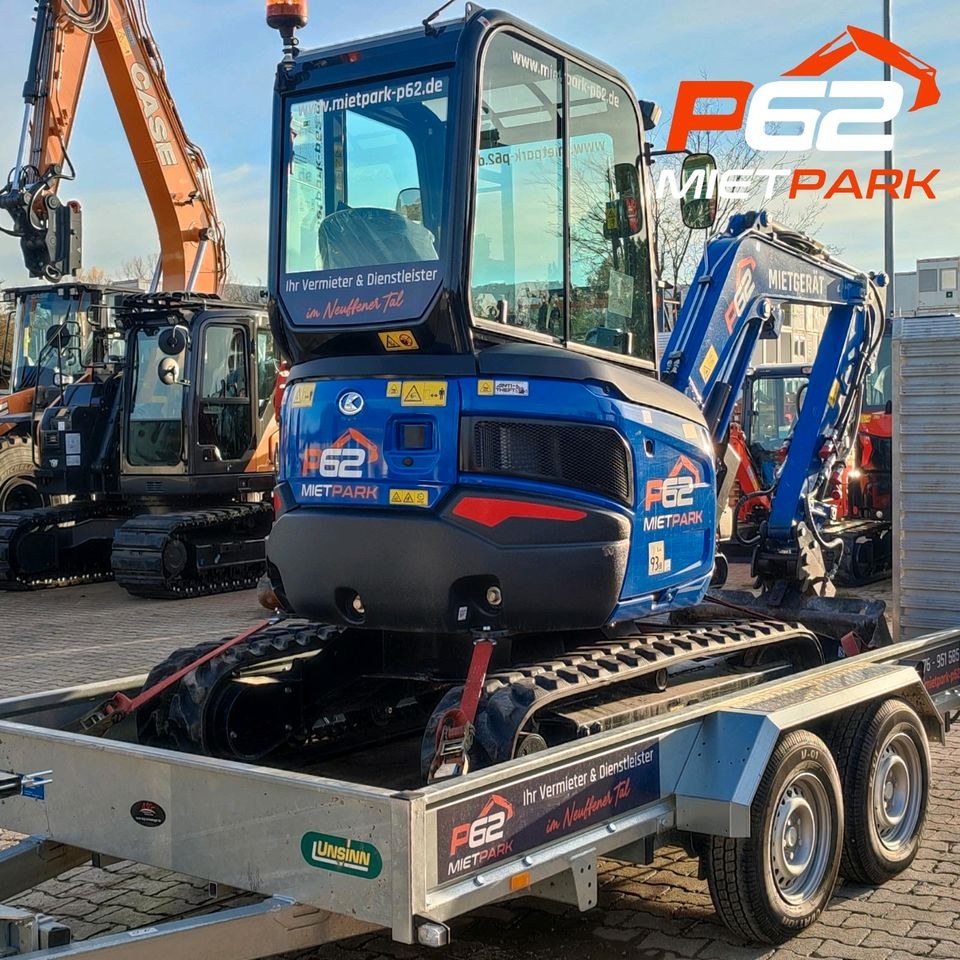 Maschinentransporter Transportanhänger Bagger mieten bei Mietpark P62 – 3