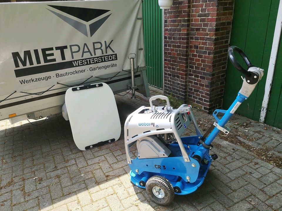 Rüttler 200 kg Weber mieten in Westerstede – für Pflaster & Terrasse