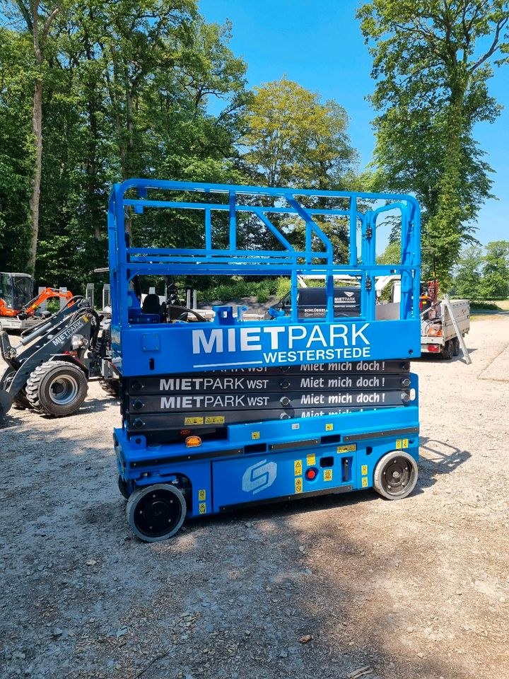 Scherenbühne m Arbeitshöhe mieten bei Mietpark Westerstede