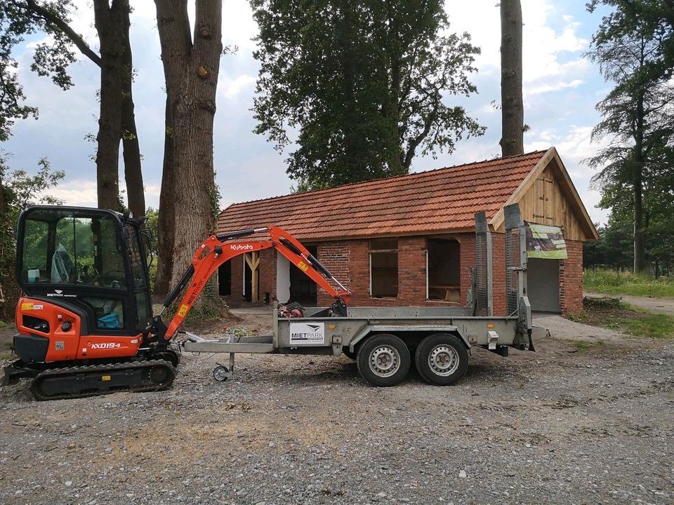 Minibagger Kubota mieten bei Mietpark Westerstede – 2
