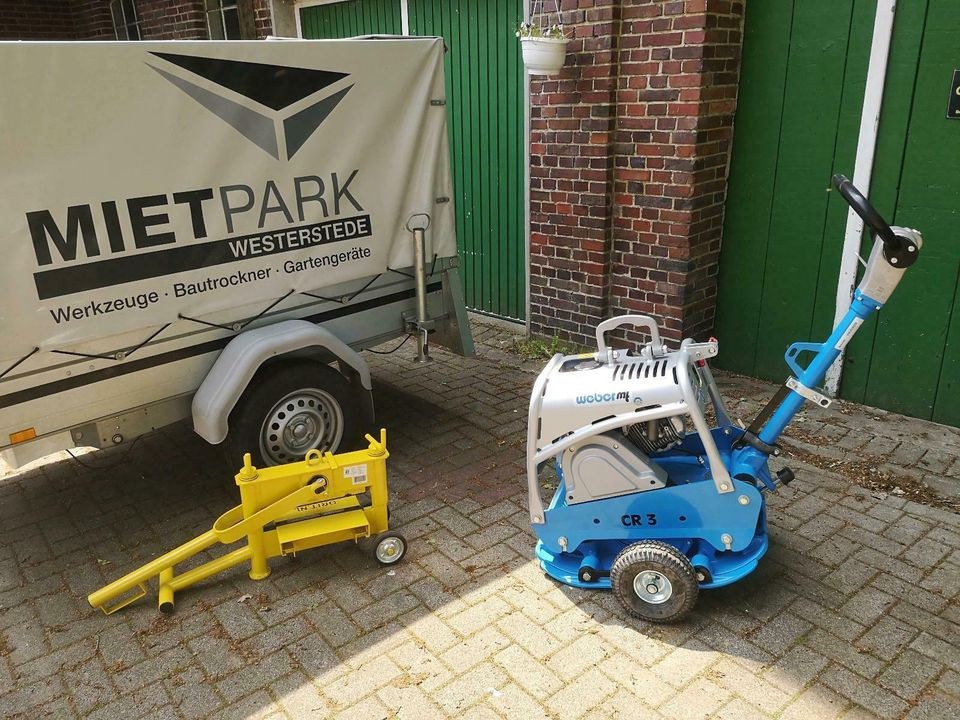 Rüttler 200 kg Weber mieten in Westerstede – für Pflaster & Terrasse – 2