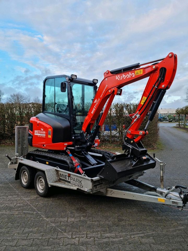 Kubota KX027 Minibagger mieten bei Mietpark Westerstede – 2