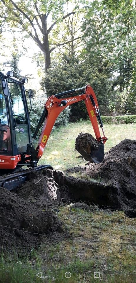 Minibagger Kubota mieten bei Mietpark Westerstede – 3