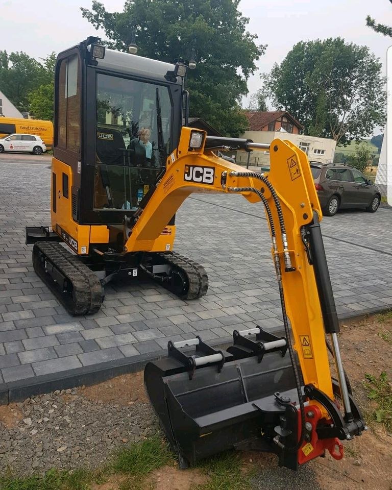 Minibagger JCB 19C 1 Bagger 2 t Kettenbagger mieten in Edermünde