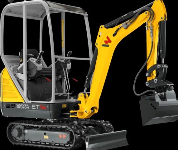 Minibagger Bagger 1,6 t Wacker Neuson ET 16 mieten in Edermünde – 3