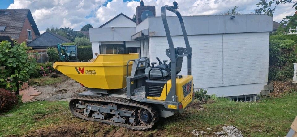 Dumper DT23 2,5 t Kettendumper Wacker Neuson mieten in Edermünde