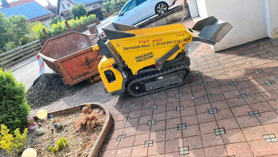 Dumper DT 08 Wacker Neuson Muldenkipper mieten in Edermünde – 3