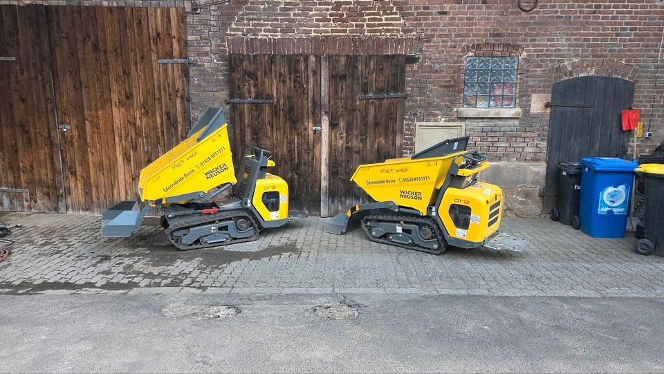 Wacker Neuson Dumper DT12 Kettendumper mieten in Edermünde