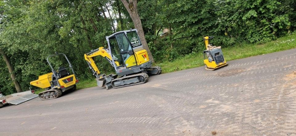 Minibagger Bagger Wacker Neuson 2,6 t EZ 26 2 mieten in Edermünde – 4