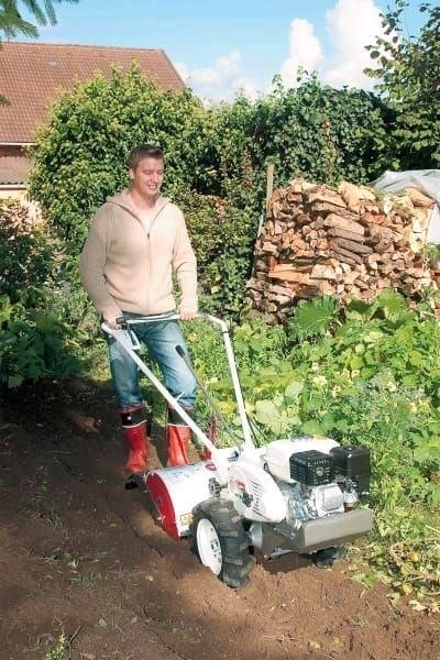 Bodenfräse SF 600 Gartenfräse Gartenhacke Benzin mieten in Edermünde – 3