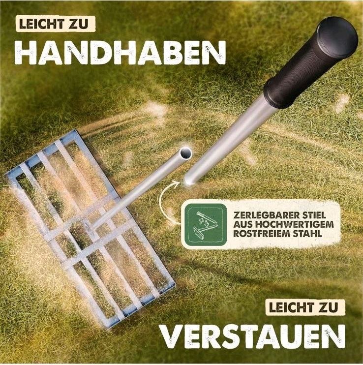 Rasenrakel Rasenglätter Erdglätter Abzieher mieten in Edermünde – 3