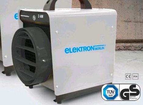 Heizlüfter E heizung Heizgerät Heizgebläse 3 Kw mieten in Edermünde