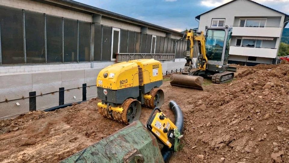 Grabenwalze Wacker Vibrationswalze Rammax RTLX mieten in Edermünde