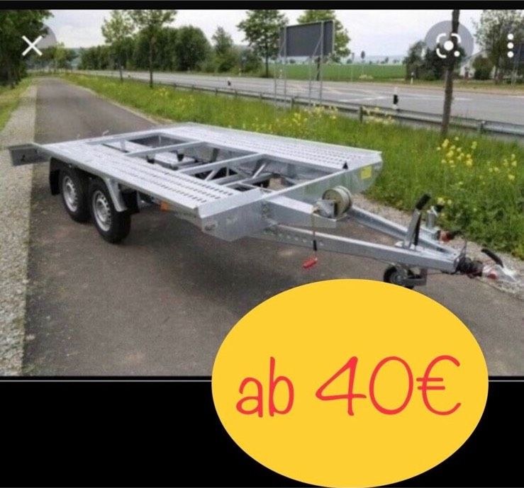 Autoanhänger Autotransportanhänger Autotrailer mieten bei MietPark SPB