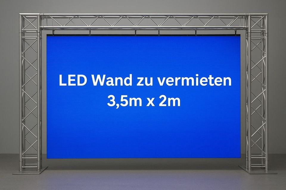 LED Wand Video Wall Public Viewing 16,5qm mieten bei MietPark SPB