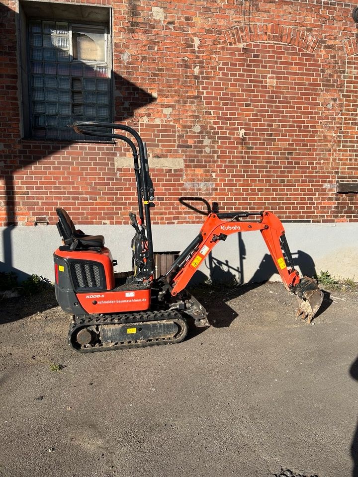 Minibagger Kubota K008 5 Bagger mieten bei MietPark SPB – 3