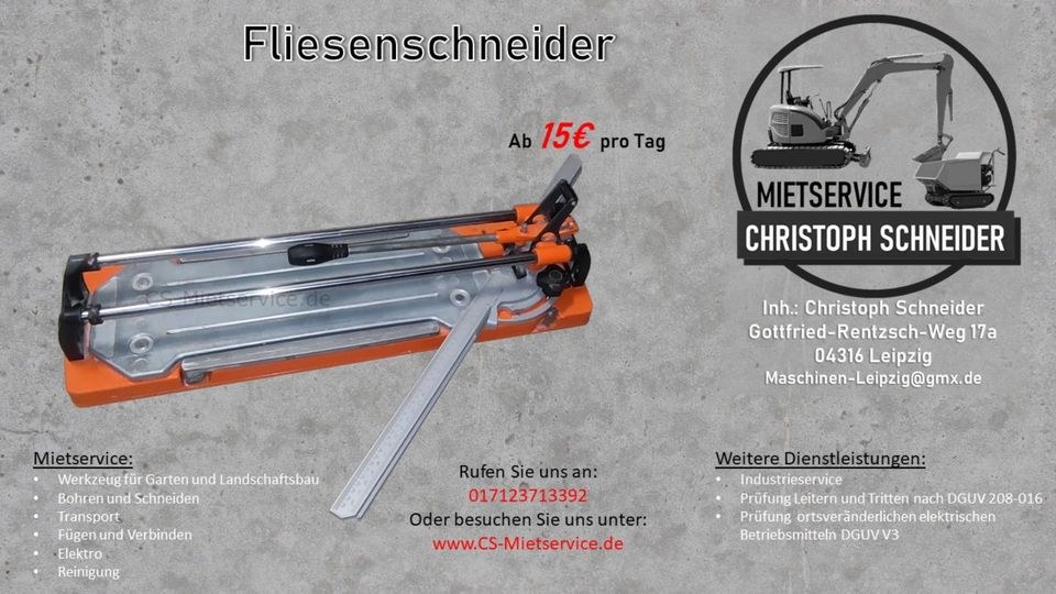 Laminatschneider Fliesenschneider mieten in Mölkau – 3