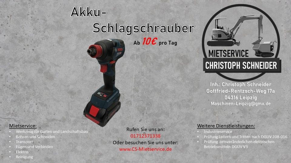 Schlagschrauber Akkuschlagschrauber 200 800 mieten in Mölkau – 2