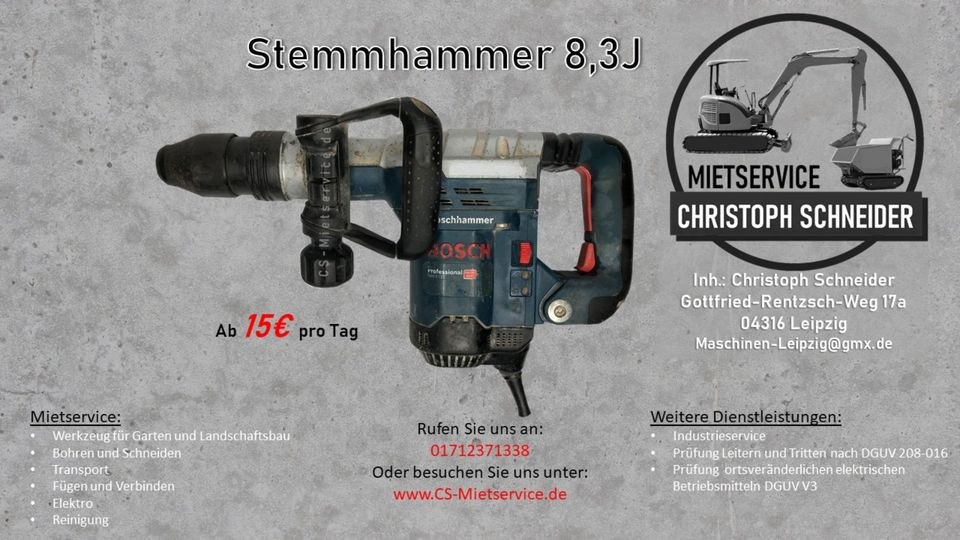 Stemmhammer Abbruchhammer 2 8 50J mieten in Mölkau – 3