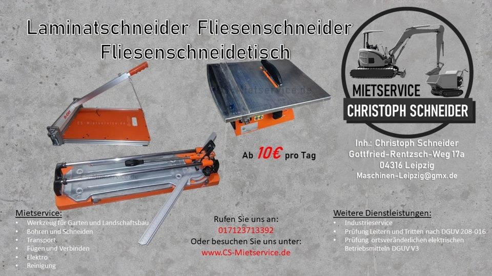 Laminatschneider Fliesenschneider mieten in Mölkau