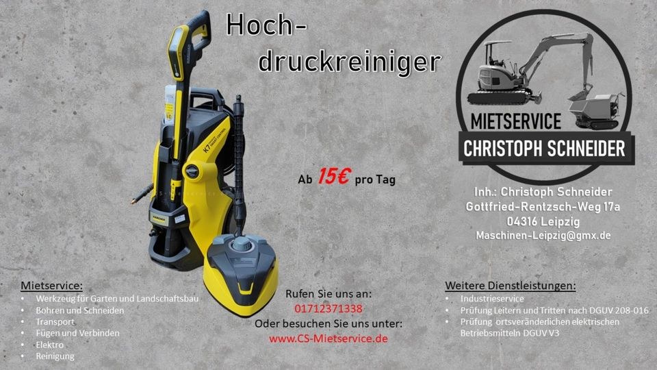 Hochdruckreiniger Kärcher Flächenreiniger 180bar mieten in Mölkau