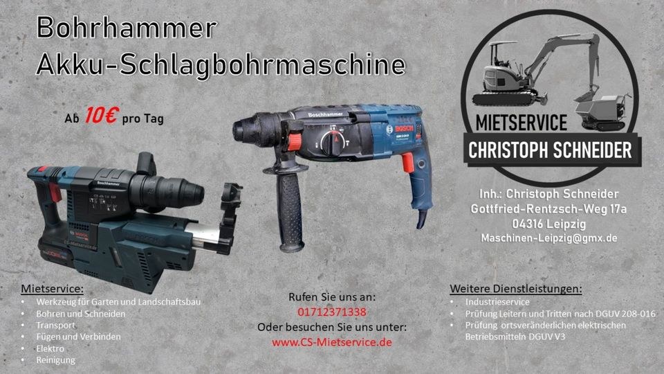 Schlagbohrmaschine Akku mieten in Mölkau – für Abbruch & Durchbruch