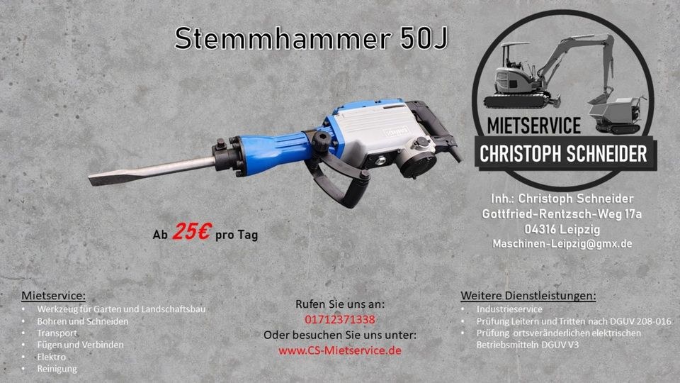 Stemmhammer Abbruchhammer 2 8 50J mieten in Mölkau – 2