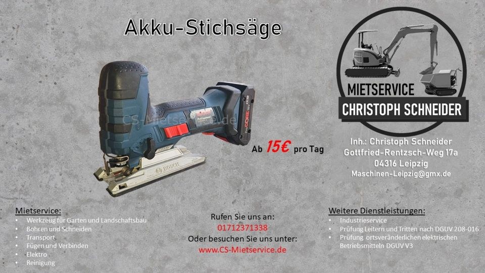 Stichsäge Akku mieten in Mölkau – für saubere Schnitte – 2