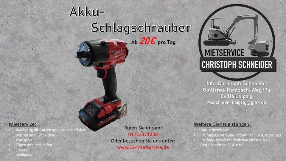 Schlagschrauber Akkuschlagschrauber 200 800 mieten in Mölkau – 3