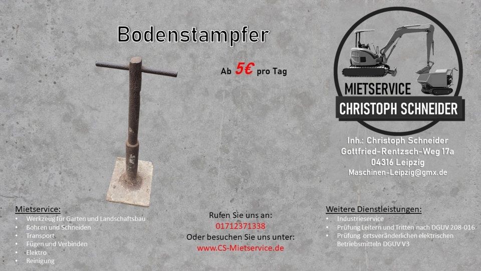 Rüttelplatte 20kN 11kN Handstampfer mieten in Mölkau – 4