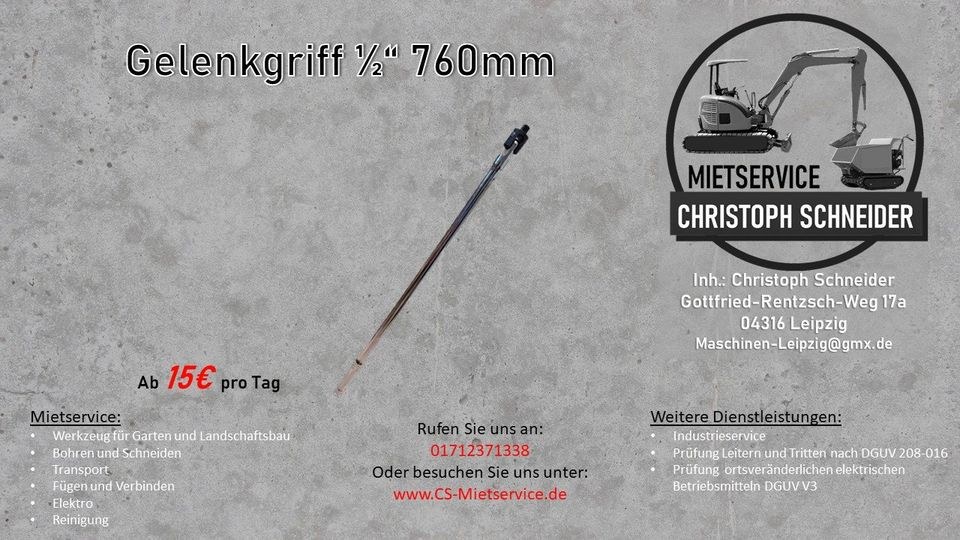 Gelenk Steckgriff Steckschlüssel Gelenkgriff mieten in Mölkau