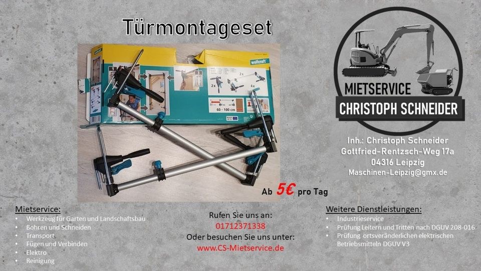 Innentürmontageset Türmontageset mieten in Mölkau