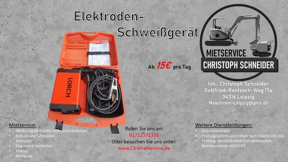 Elektrodenschweißgerät Fülldrahtschweißgerät mieten in Mölkau
