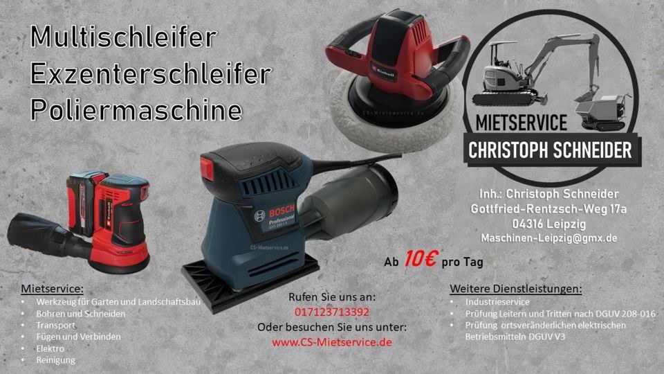 Schwing Multischleifer Exzenterschleifer mieten in Mölkau