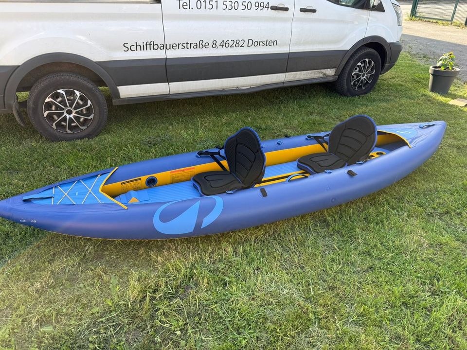 Kajak aufblasbar 1 2 Sitzer mieten in Dorsten – raus aufs Wasser – 3