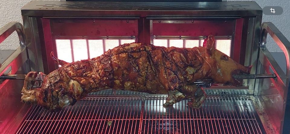Spießgrill Spanferkelgrill Gas mieten in Dorsten – für viele Gäste – 4