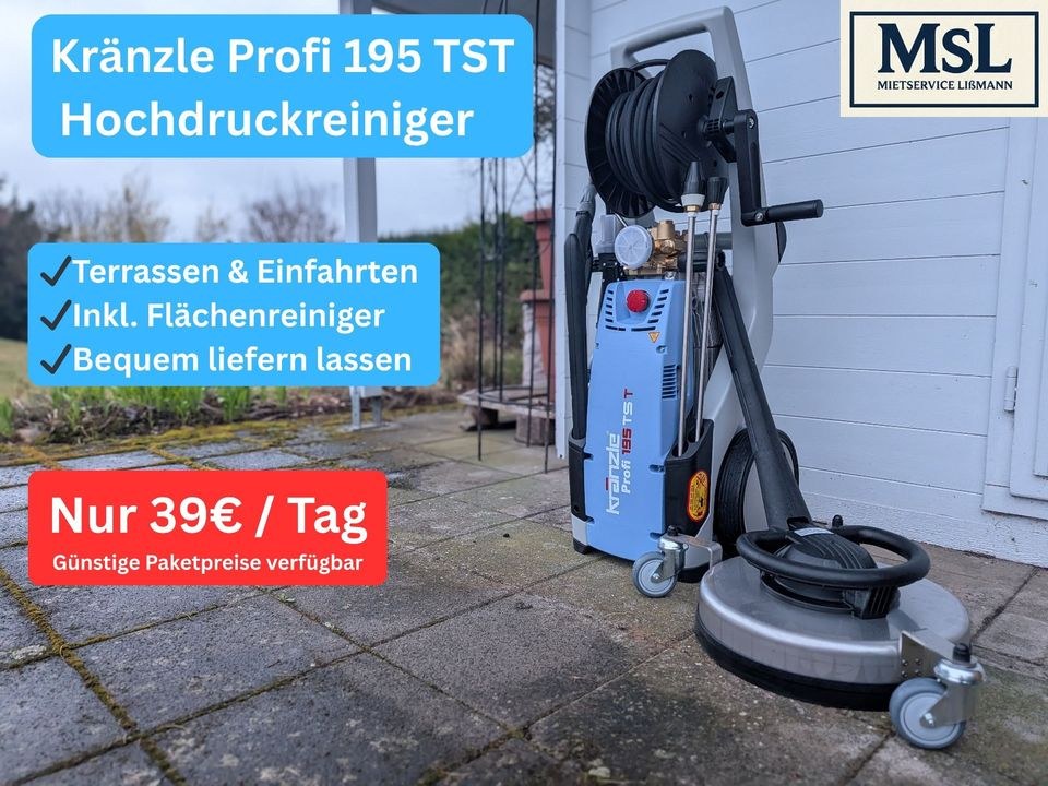 Hochdruckreiniger KRÄNZLE Profi mieten bei Mietservice Lißmann