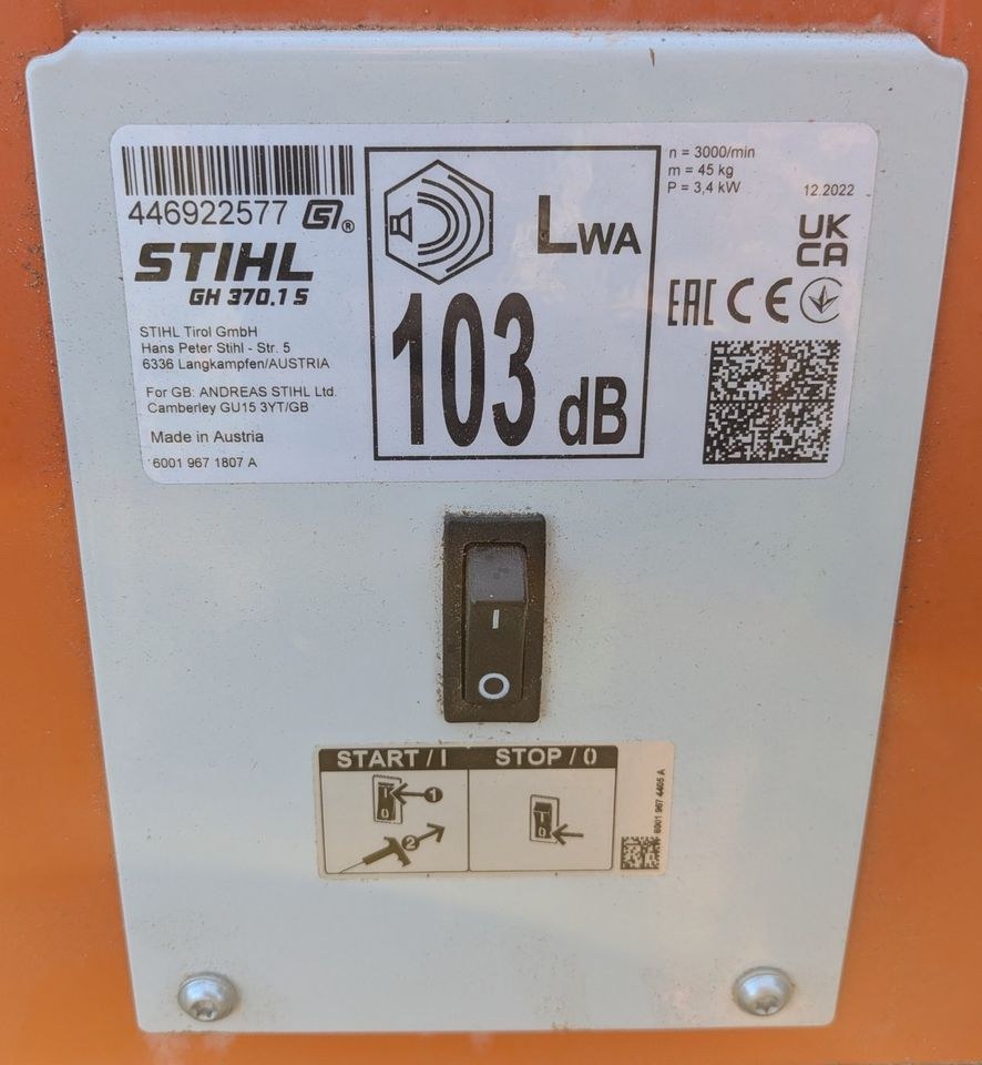 Häcksler STIHL GH 370 S mieten bei Mietservice Lißmann – 3