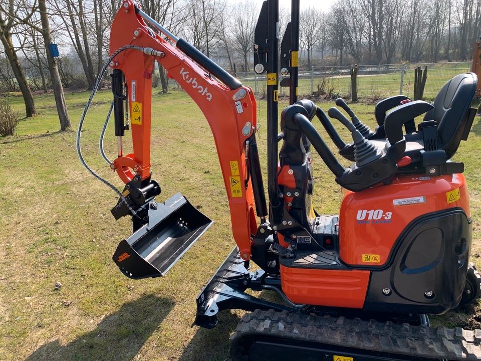 Kubota U10 3 Microbagger Bagger mieten in Schermbeck