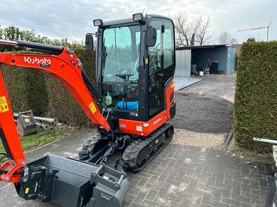 Kubota Kx019 4,Minibagger mieten bei Garten und Landschaftsbau Wengel