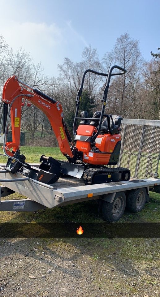 Kubota U10 3 Microbagger Bagger mieten in Schermbeck – 3