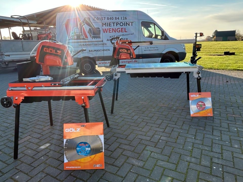 Gölz Nasschneider,Fliesenschneider,Steinsäge mieten in Schermbeck
