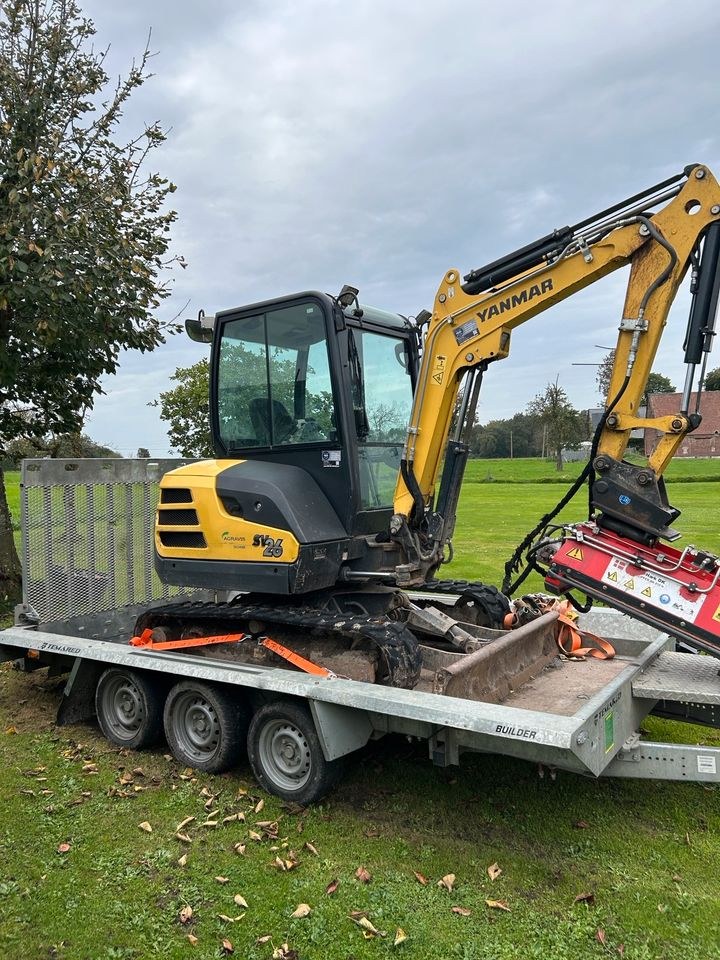 Bagger Mulcher Minibagger mieten bei Garten und Landschaftsbau Wengel – 3