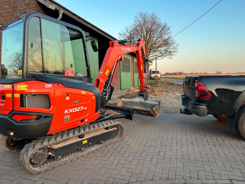 Minibagger Kx27 4 Kubota ,Bagger mieten in Schermbeck – 2