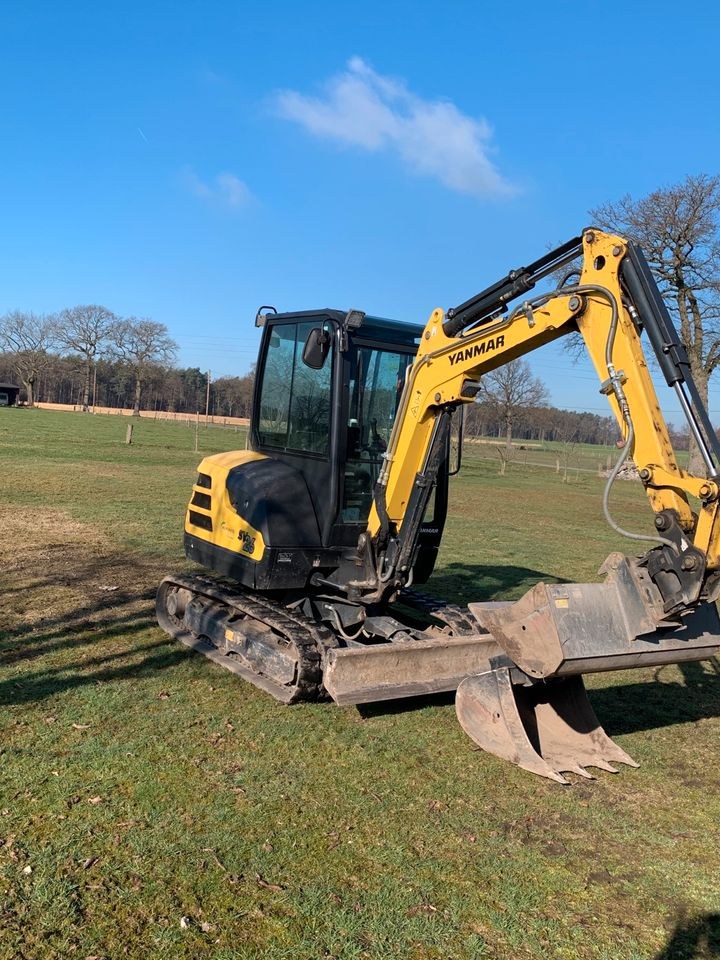 Yanmar Sv26 2,7t Bagger mieten bei Garten und Landschaftsbau Wengel – 3