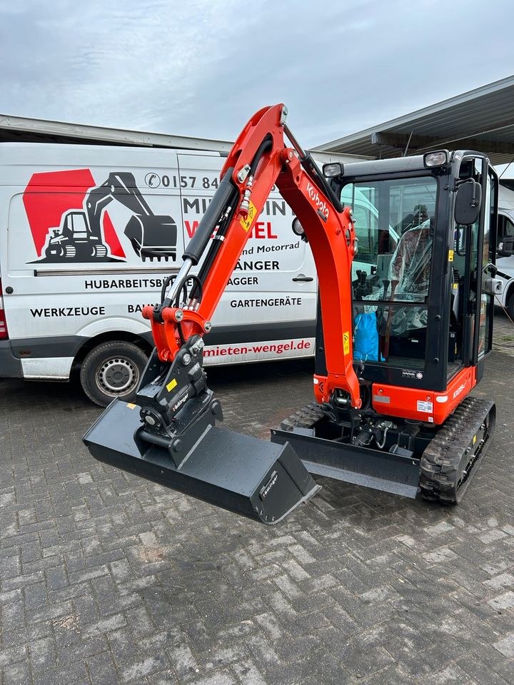 Kubota Kx019 4,Minibagger mieten bei Garten und Landschaftsbau Wengel – 3