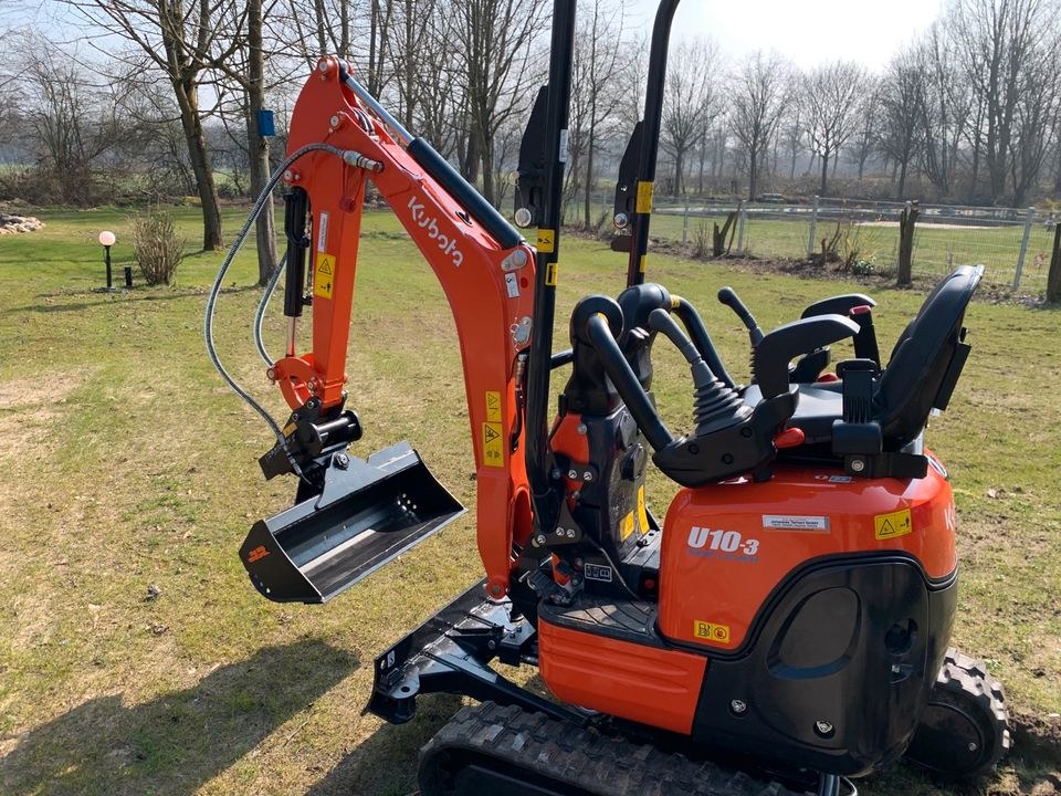 Kubota U10 3 Microbagger Bagger mieten in Schermbeck – 2