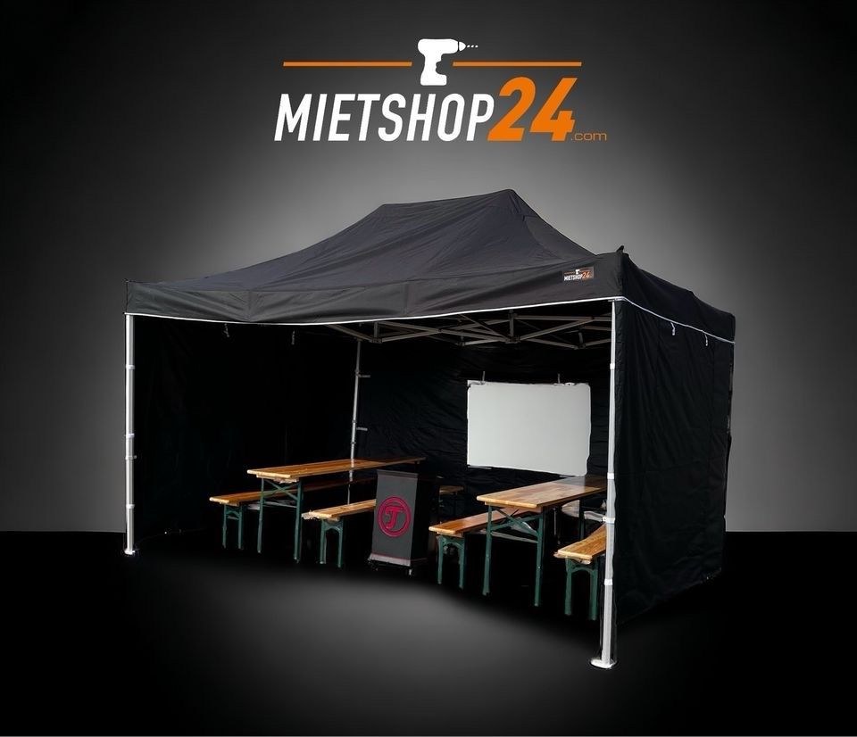 3x4,5 Faltpavillon Zelt Partyzelt mieten bei Mietshop24