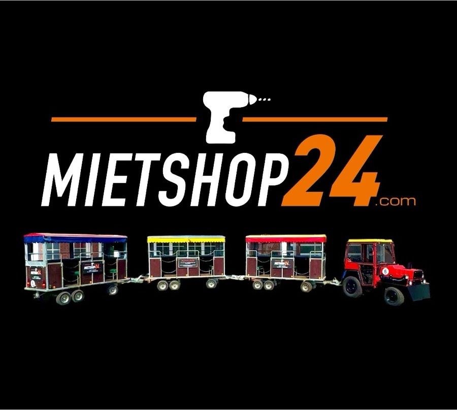 Mietshop24 Bimmelbahn Partyzug Planwagen JGA mieten bei Mietshop24